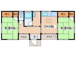 神奈川県秦野市緑町【一戸建】の間取り