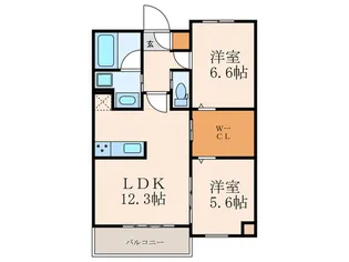 福岡県北九州市小倉南区長尾2【マンション】の間取り