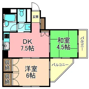 東京都足立区西新井本町1【マンション】の間取り