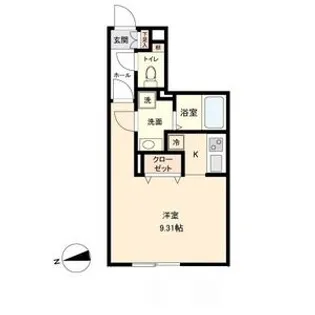 Branche千代田【4階】の間取り