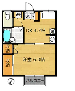 コリード津田沼【2階】の間取り