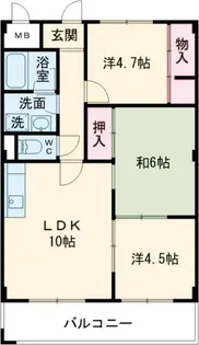 大阪府藤井寺市道明寺4【マンション】の間取り