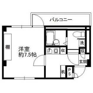 ウェルス中葛西【1階】の間取り