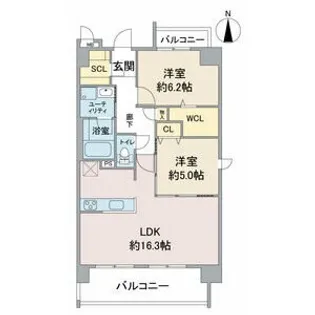 コンフォートリンク【2階】の間取り