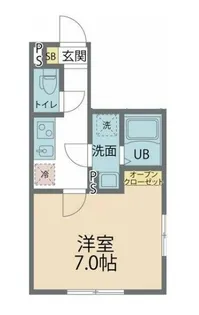 カインドネス八王子南【2階】の間取り