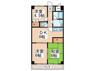 メゾン1・39・4【2階】の間取り