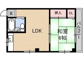 サンハイツいすゞ【3階】の間取り