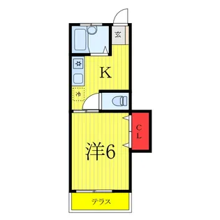 プレシード敬和【1階】の間取り