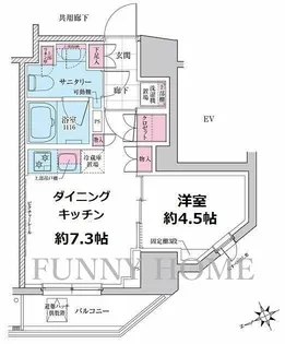 ステラメゾン三軒茶屋【4階】の間取り
