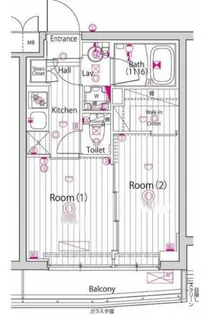 ガーラ練馬グランドステージ【4階】の間取り