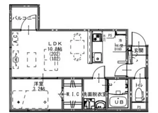 KEIAI RESIDENCE せんげん台IV(ケイアイレジデンスセンゲ【2階】の間取り