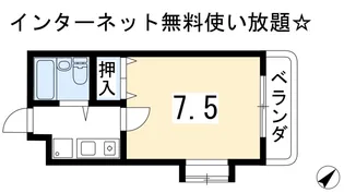 アーバンレジデンス神山台【2階】の間取り