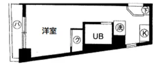 スカイコート新宿第十【6階】の間取り