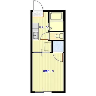 ハイム西山【2階】の間取り