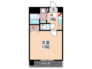 BOND.BLD【9階】の間取り