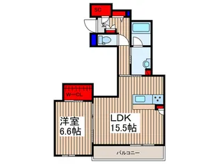 ヴィアソーレイツキ【1階】の間取り