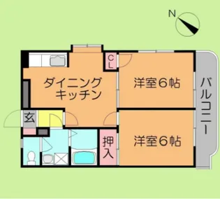 ファミールサンワ【2階】の間取り