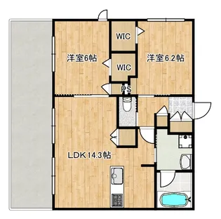 アノイエ 西棟【1階】の間取り