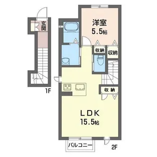 グレイスコート【2階】の間取り