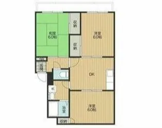 セルアーモスナダI【2階】の間取り