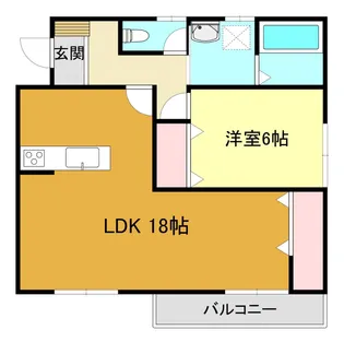 モアコンフォート C【2階】の間取り