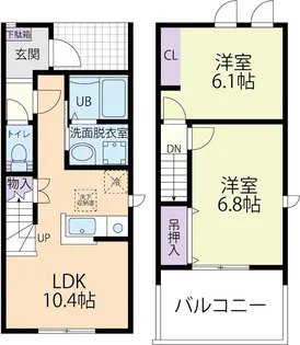 リーヴァ ファミーユ(Riva Famile) Aの間取り