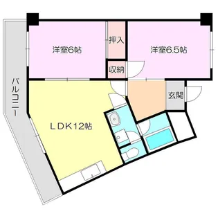 ローレルハイツ【4階】の間取り