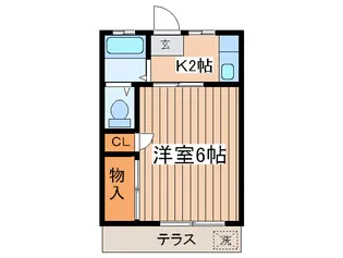 コ-ポ榎戸 2【1階】の間取り