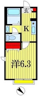 ポートシャイン【1階】の間取り