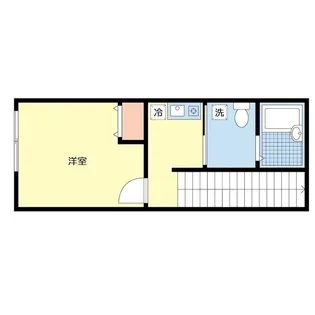 スカイ都立家政【2階】の間取り