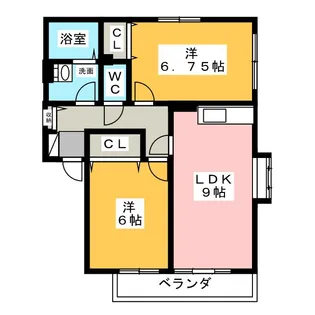 アイランド・F【1階】の間取り
