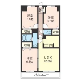 ディアスみたけ【2階】の間取り