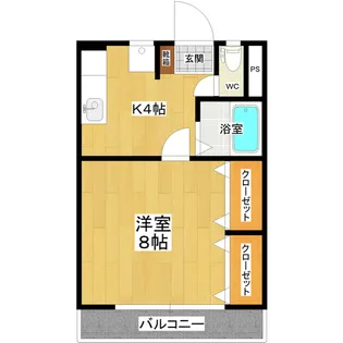 若建ビル【3階】の間取り