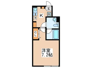 カーザ・パライゾ【1階】の間取り