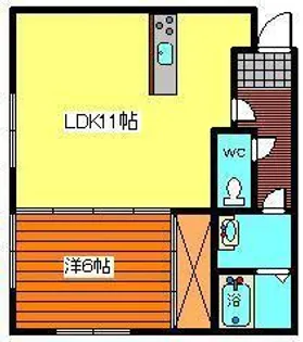 メイプル弐拾八番館【2階】の間取り