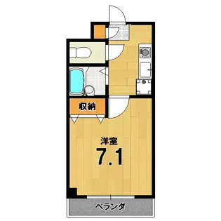 銀閣サンハイツ【3階】の間取り