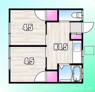 さくら荘【1階】の間取り