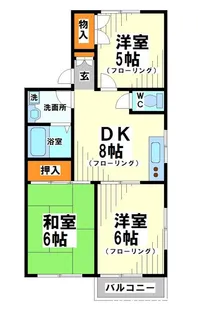 マーロンシライト【1階】の間取り