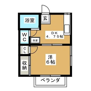 グリーンヴィラージュ【1階】の間取り
