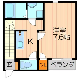 カトル【2階】の間取り