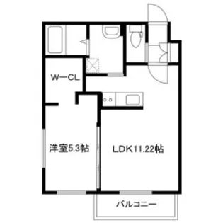 VENTVERT(ヴァンベール)【4階】の間取り