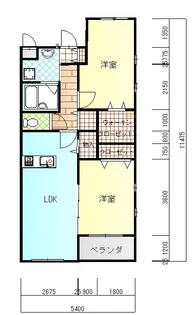 コンフォートshouei【1階】の間取り