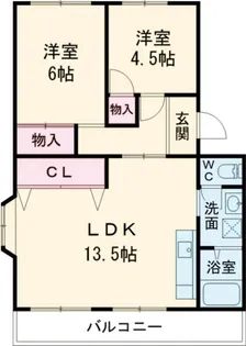マンション桜台【2階】の間取り