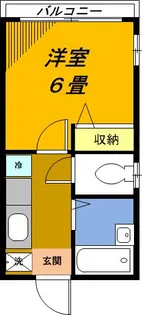 シティパル21【1階】の間取り