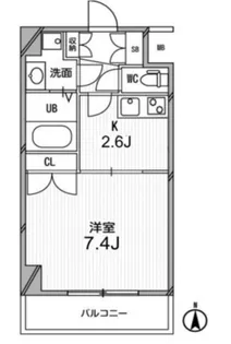 スペーシア高円寺I【1階】の間取り