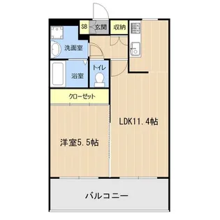 FIERTE水前寺【3階】の間取り