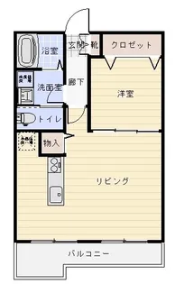 ユアサヴィレッジII【1階】の間取り