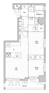 南千住レジデンス【1階】の間取り