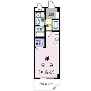 エスポワール アゲダ【3階】の間取り