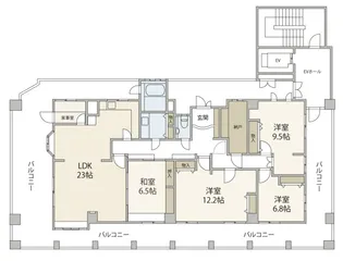 Istyle Funairi【10階】の間取り